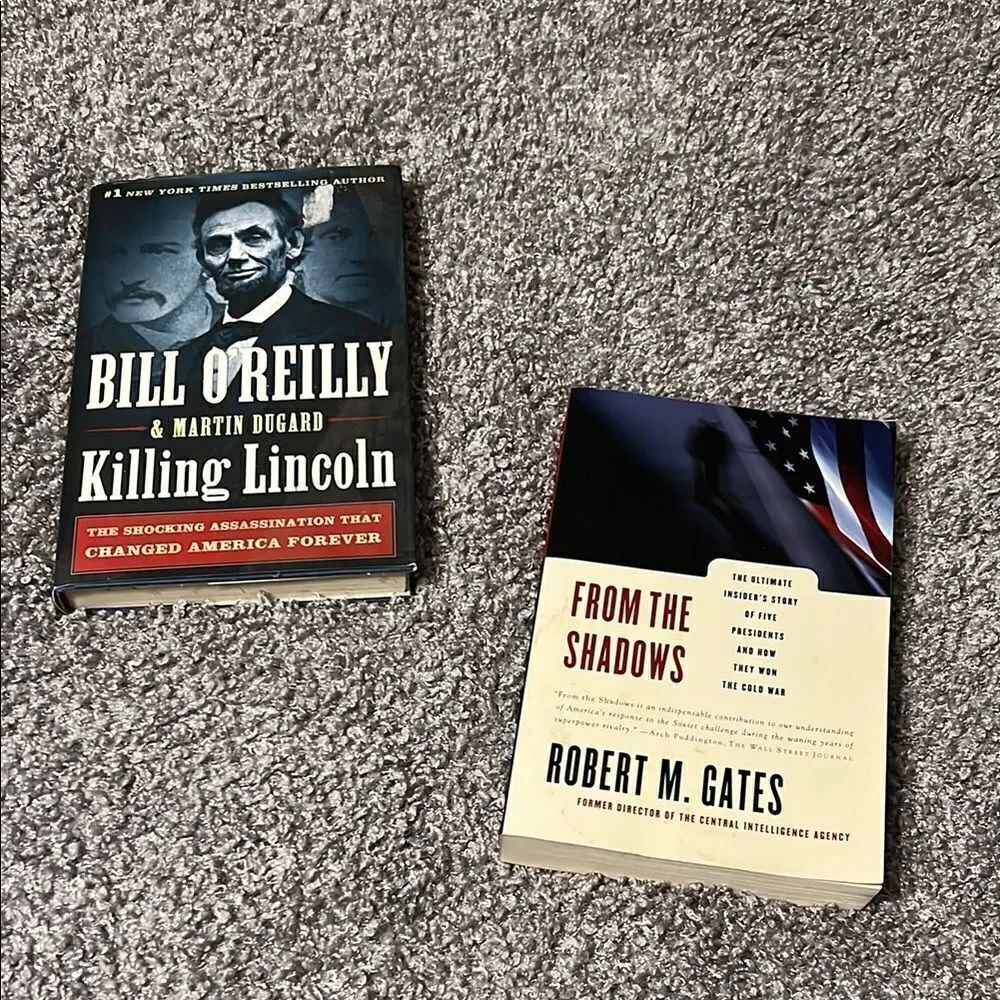 2 Books-Bill O'Reilly ‘Killing Lincoln’ & Robert M. Gates 'From the Shadows'